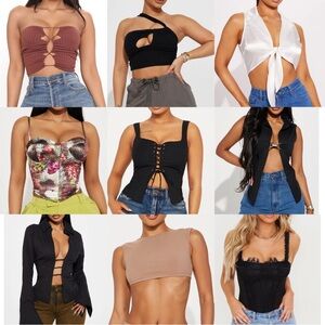 Fashion Nova XS tops